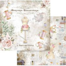Romantic Threads. Bloc de Scrapbooking 10 hojas 30.5x30.5 (12x12 inch)