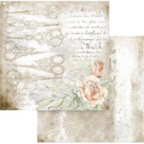 Romantic Threads. Bloc de Scrapbooking 10 hojas 30.5x30.5 (12x12 inch)