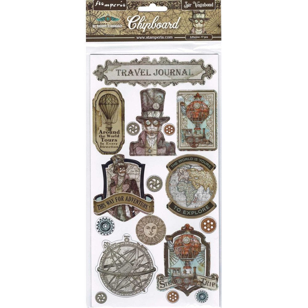 Sir Vagabond - Chipboard 15 x 30 cm