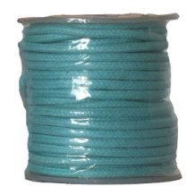 Bobina de Cordon de Algodon Encerado 2mm x 10m - Azul Cielo