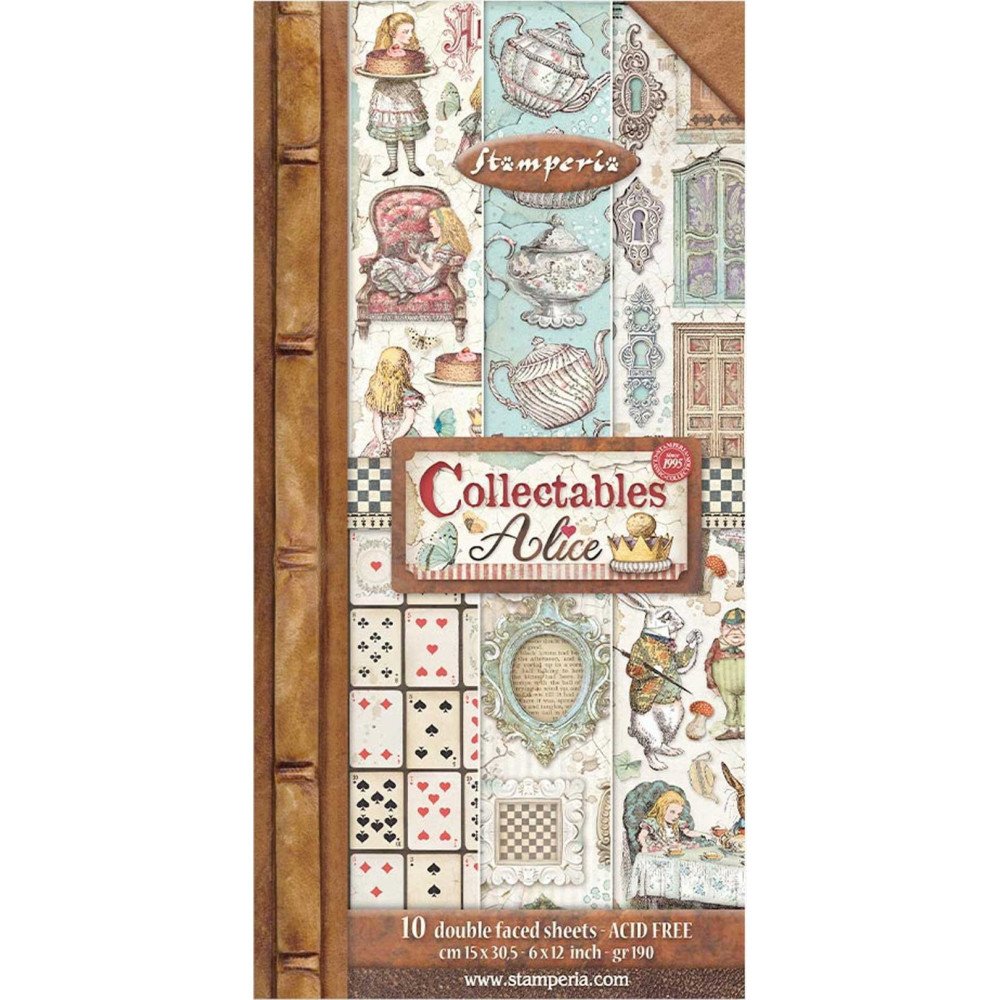 Alice through the looking glass - Collectables 10 hojas - 15x30,5 (6”x12”)