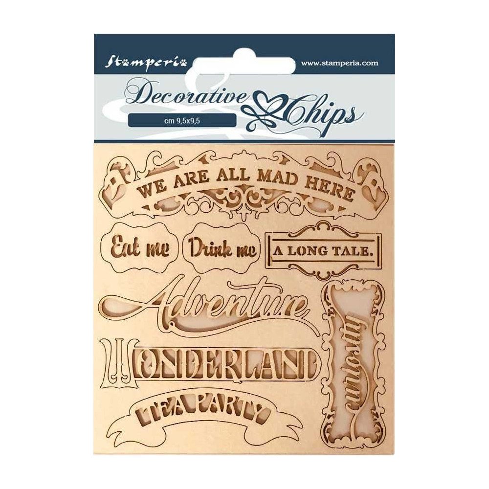 Decorative chips 14x14 cm - Alice Marcos