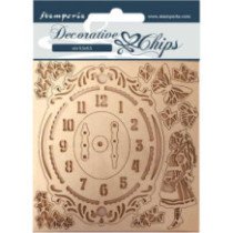 Decorative chips 14x14 cm - Alice Reloj