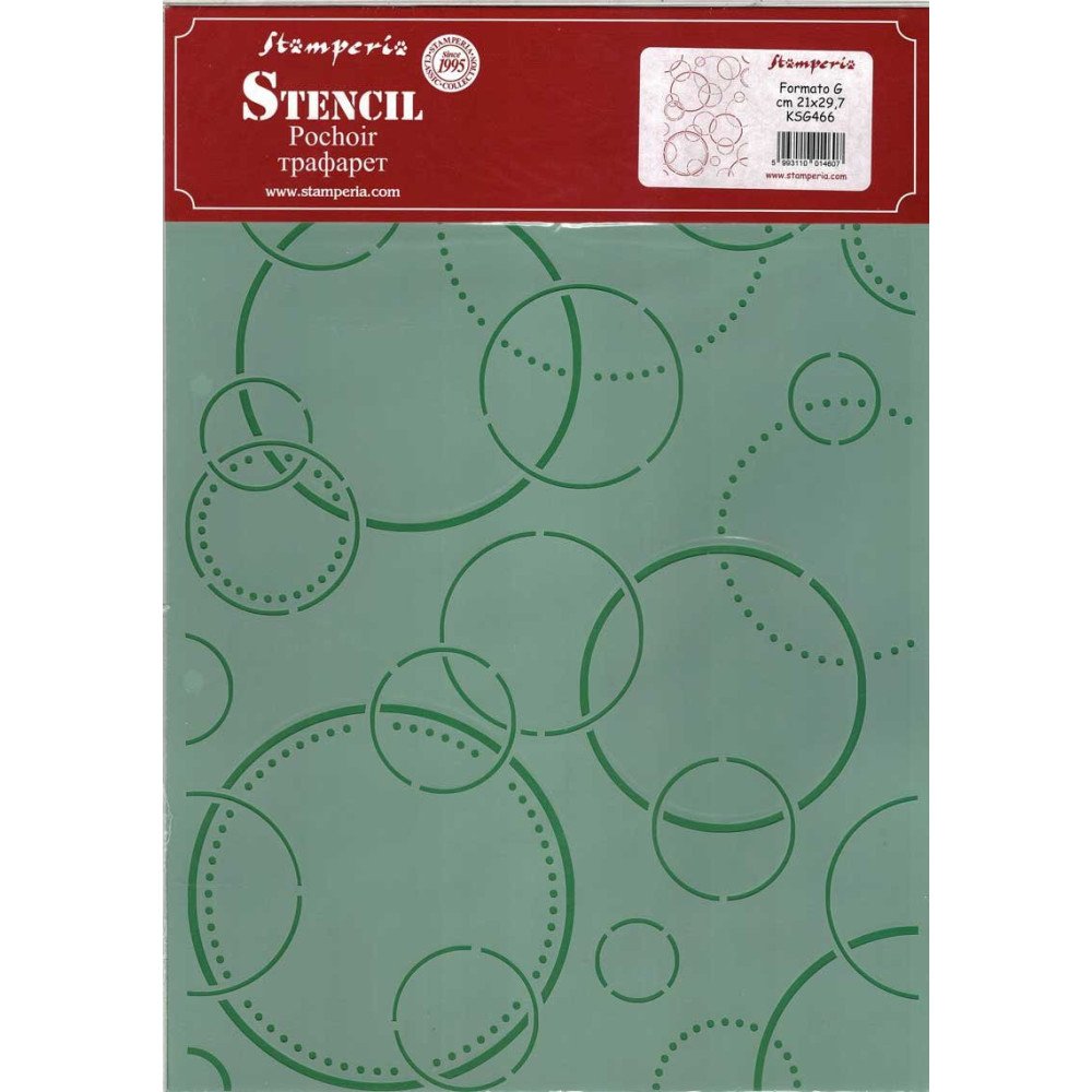 Stencil G - Romantic Threads Burbujas