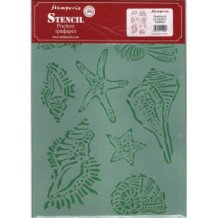 Stencil G - Romantic Sea Dream Conchas