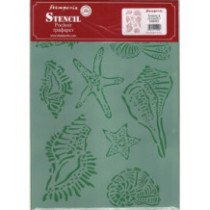 Stencil G - Romantic Sea Dream Conchas
