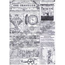 Set de Acetatos A4 - 6 hojas Fondo claro (5 impresas + 1 clara) - Antonis Tzanidakis