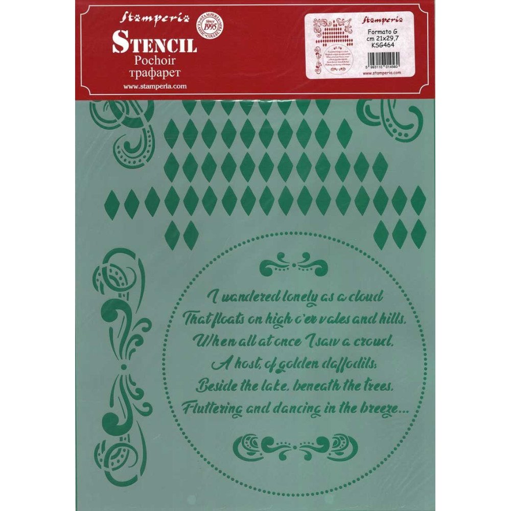 Stencil G - Romantic Threads Ángulos