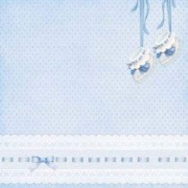 Colección de papeles decorados Baby Boy. 30,5 x 30,5 cm