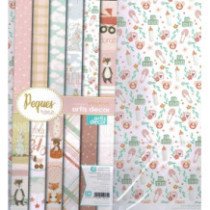 Colección Peques Rose. Papel Scrap 12 X 12. Artis Decor