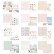 Colección Mi primera comunión Chica. Papel Scrap 12 X 12. Artis Decor