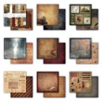 Colección Escuela de Magia. Papel Scrap 12 X 12. Artis Decor