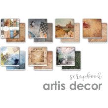 Colección Escuela de Magia II. Papel Scrap 12 X 12. Artis Decor