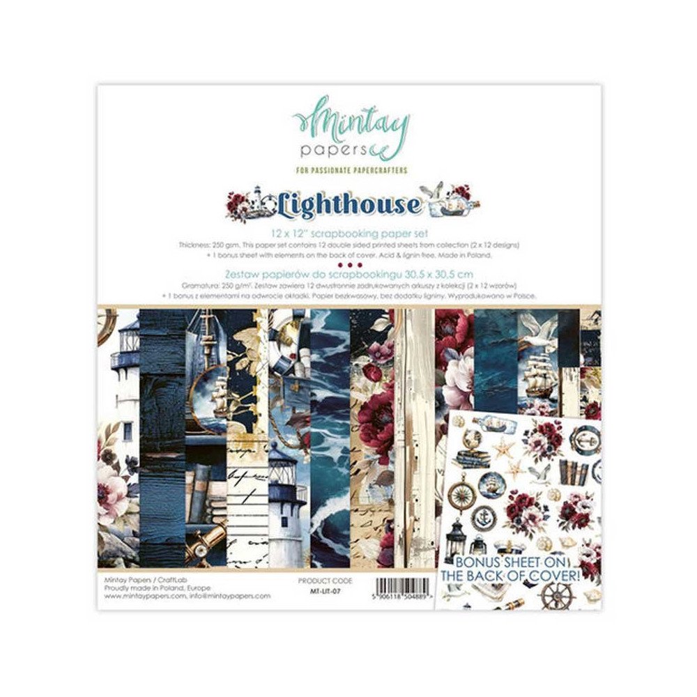 Colección Lighthouse. Mintay Papers. 12x12''