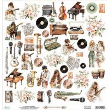 Colección Music Garden. Mintay Papers. 12x12''