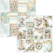 Colección Bon Voyage. Mintay Papers. 12x12''