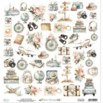 Colección Bon Voyage. Mintay Papers. 12x12''