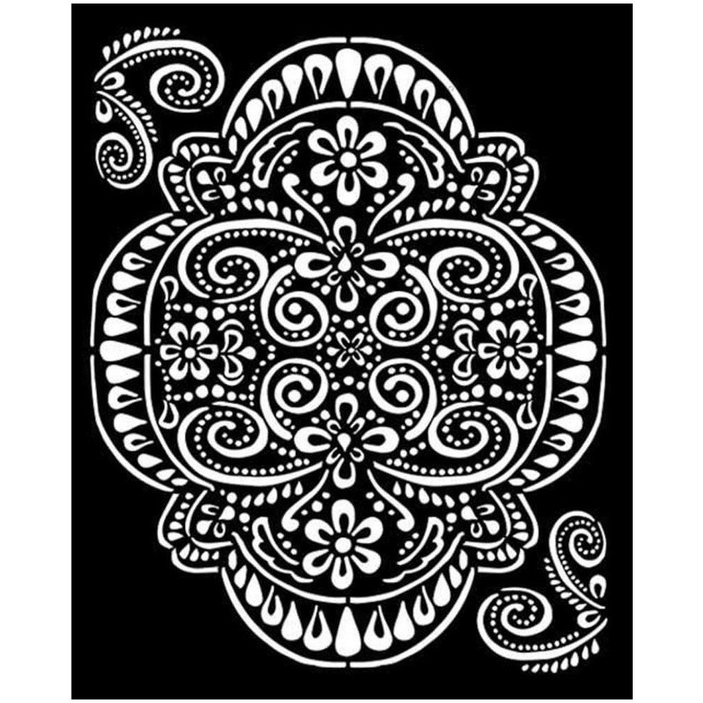 Stencil mix media cm. 20 x 25 - Atelier Encaje