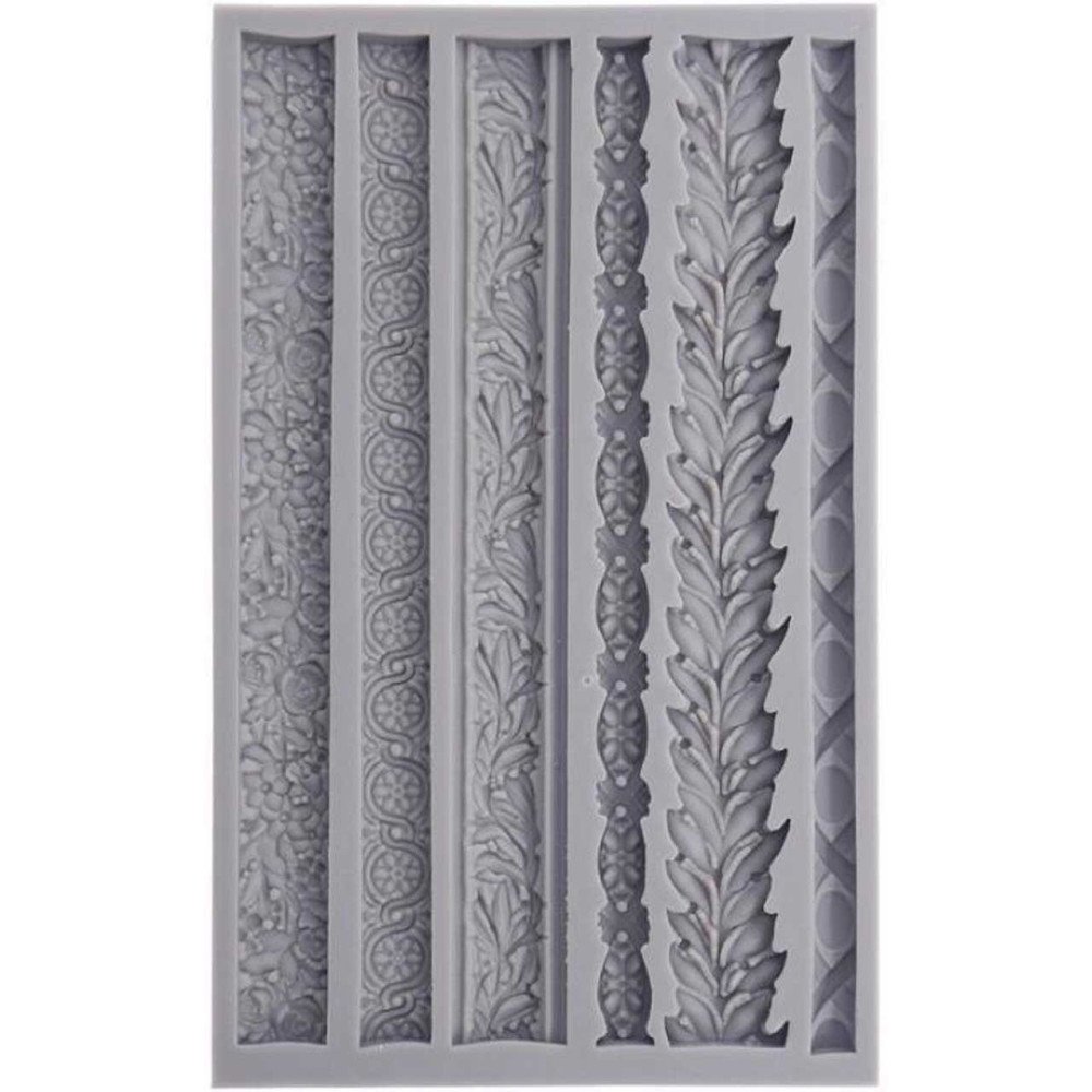 Molde Silicona 20.9 x 13.1cm. Gris - Artis Decor