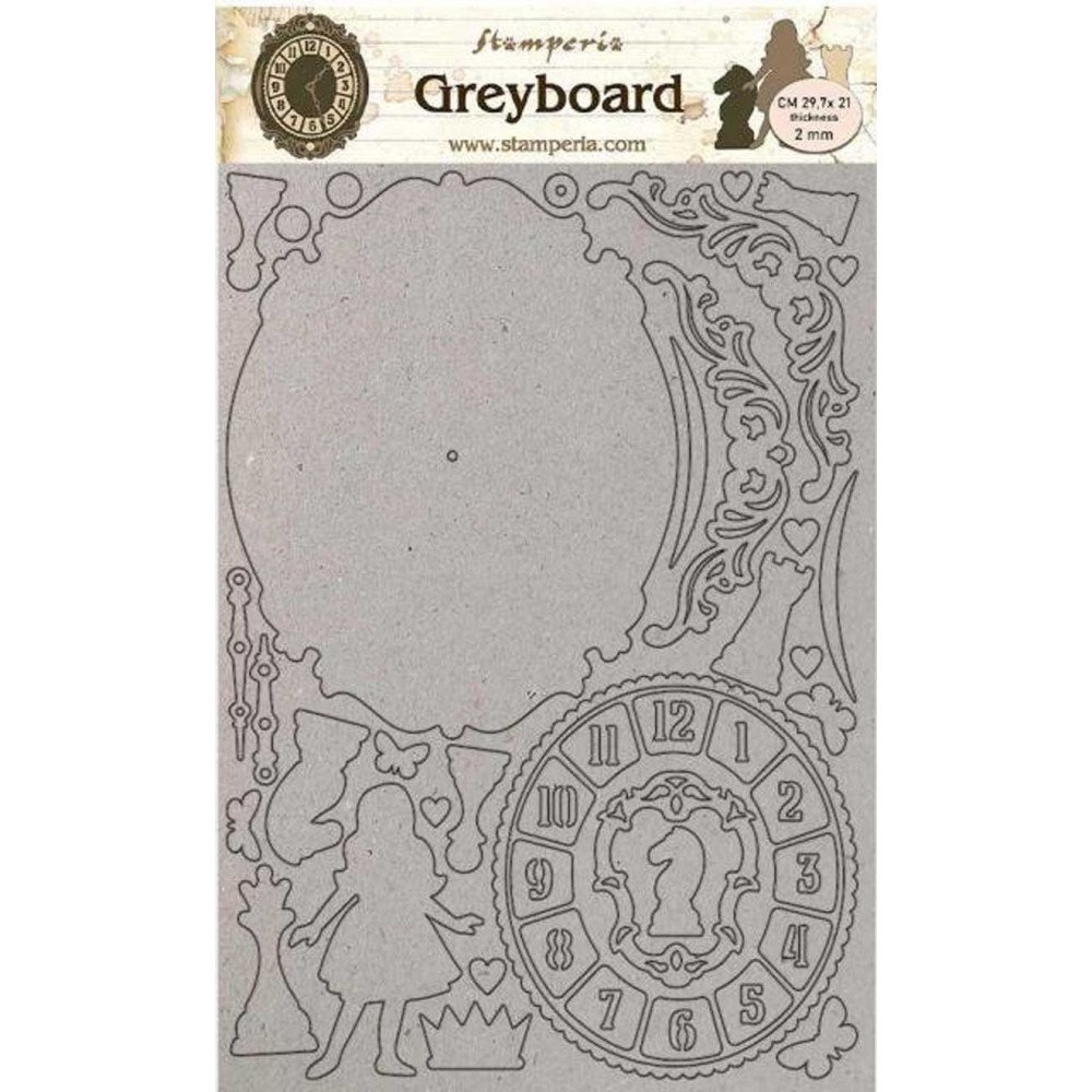 Greyboard A4 - 2 mm - Alice Reloj