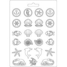 Molde flexible tamaño A4 - Sea Land