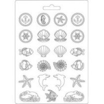 Molde flexible tamaño A4 - Sea Land