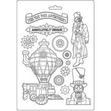 Molde flexible tamaño A4 - Sir Vagabond Tren