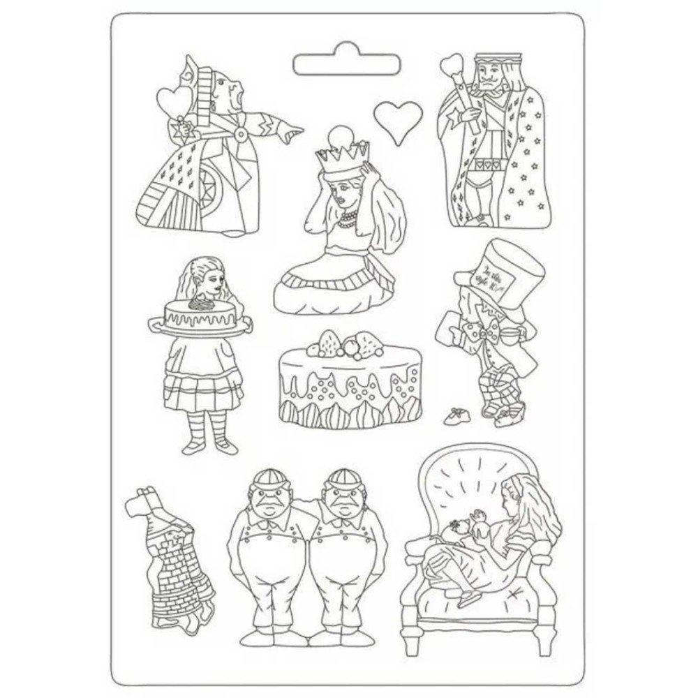 Molde flexible tamaño A4 - Alice Rey