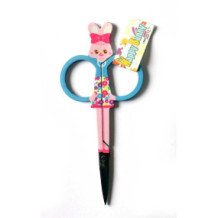 Tijera Happy Bunny Rosa y Celeste