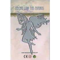 Troquel metálico decorativo para scrapbooking. Hada