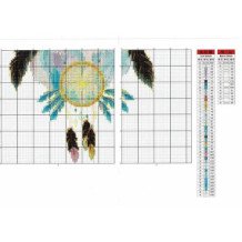 Kit de punto de Cruz Indy Wolf