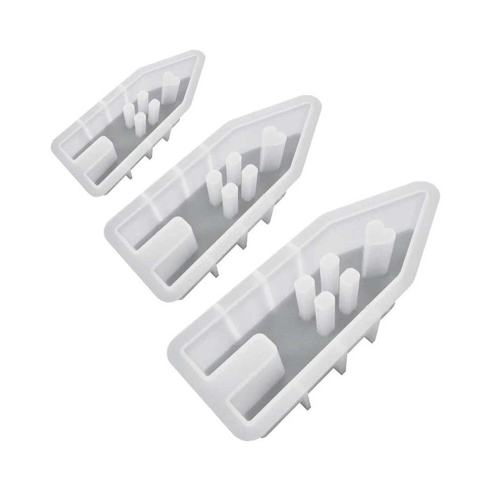 Molde Silicona Casas. 3 Tamaños