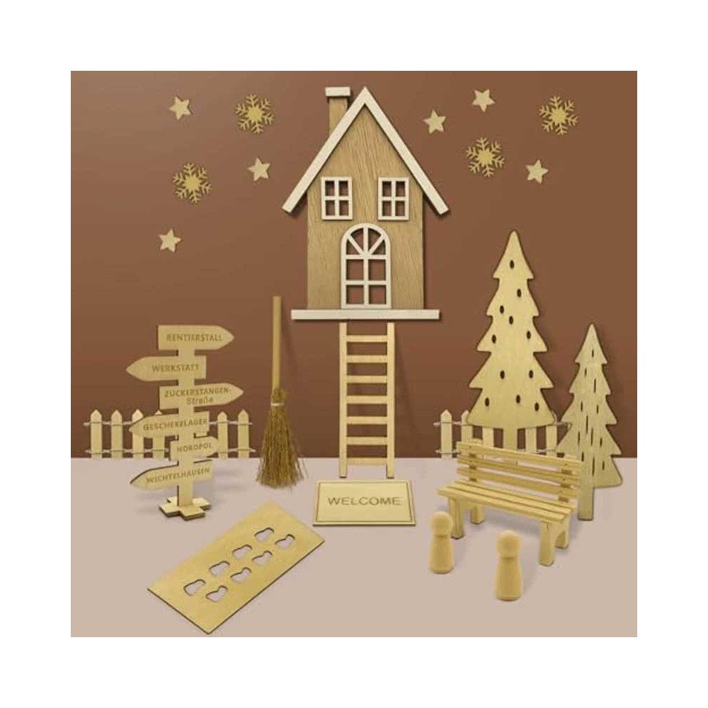 Juego de Accesorios de madera. La Casita del Duende