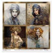 Colección Inspired by Klimt. 31 x 32cm.