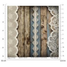 Colección Wood & Lace. 31 x 32cm.