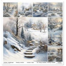 Colección Botanical Garden in Winter. 31 x 32cm.