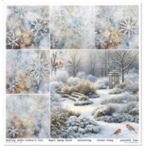 Colección Botanical Garden in Winter. 31 x 32cm.