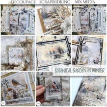 Colección Botanical Garden in Winter. 31 x 32cm.