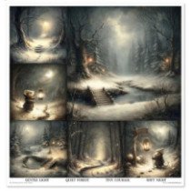 Colección Mouse World - Winter Journey. 31 x 32cm.