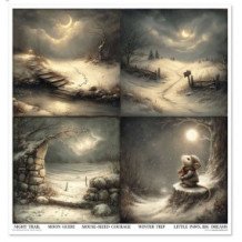 Colección Mouse World - Winter Journey. 31 x 32cm.