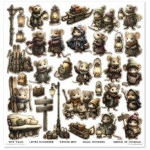 Colección Mouse World - Winter Journey. 31 x 32cm.