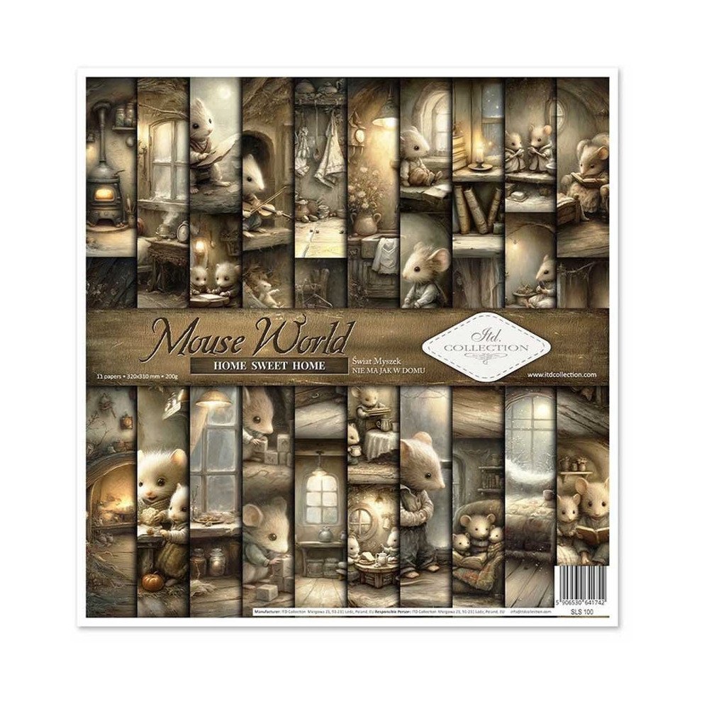 Colección Mouse World - Home Sweet Home. 31 x 32cm.