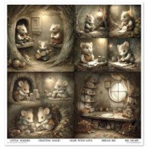 Colección Mouse World - Home Sweet Home. 31 x 32cm.