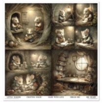 Colección Mouse World - Home Sweet Home. 31 x 32cm.