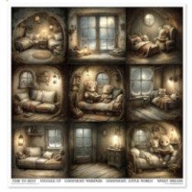 Colección Mouse World - Home Sweet Home. 31 x 32cm.