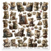 Colección Mouse World - Home Sweet Home. 31 x 32cm.