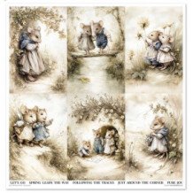 Colección Mouse World - Spring Days. 31 x 32cm.