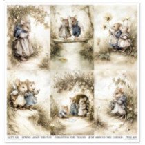 Colección Mouse World - Spring Days. 31 x 32cm.