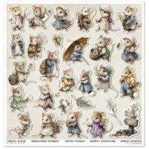 Colección Mouse World - Spring Journey. 31 x 32cm.