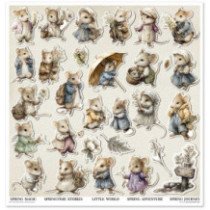 Colección Mouse World - Spring Journey. 31 x 32cm.